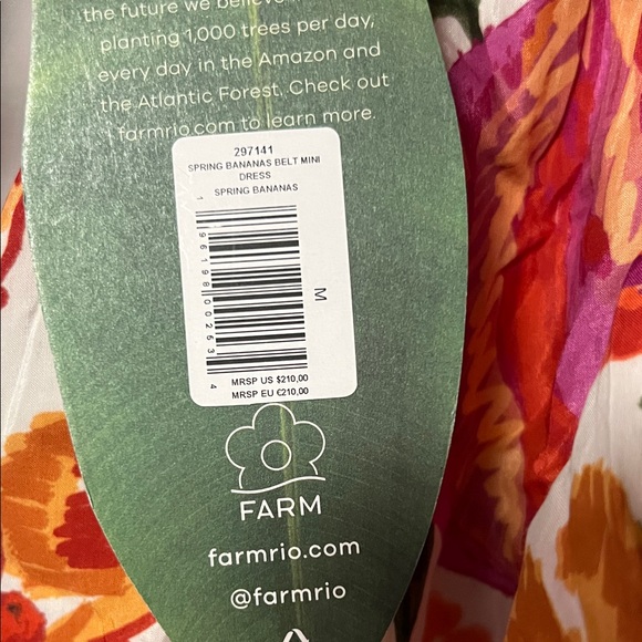 FARM Rio Spring Bananas belt mini dress - Picture 7 of 7